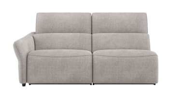 3-place accoudoir gauche - réglable électrique - 1 x 2 moteurs