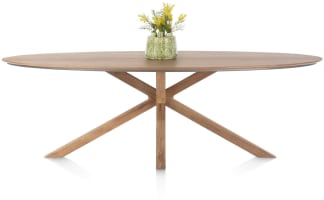 eetkamertafel ellips 210 x 120 cm