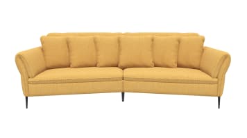 4 zitsbank rond 2-delig