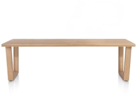 table 230 x 100 cm - pied bois en V