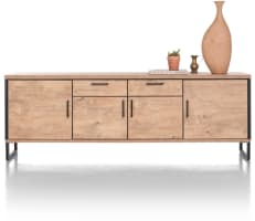 dressoir 230 cm - 4-deuren + 2-laden