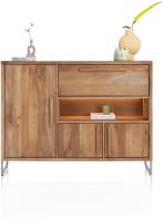 dressette 160 cm - 3-deuren + 1-klep + 1-niche (+ LED)