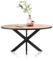 Tisch rund 150 x 120 cm