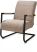 bijzetfauteuil + zwart frame (ROB)