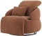 Homecinema fauteuil pivotant xl, dos réglable, électrique repose