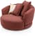 fauteuil draaibaar - rond 130cm incl. 1 kussen 60x60 + 1 kussen 45x45