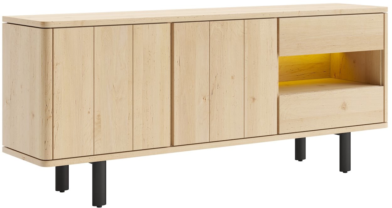 Homestead dressoir 190cm met 2-deuren in de kleur Naturel