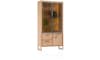 H&H - Cracovie - vitrine 100 cm. - 2-portes de verres + 1-tiroirs + 1-niche (+ LED)