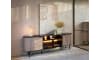 XOOON - Aramon - Sideboard 240 cm. - 2-Türen + 2-Glastüren + 3-Nischen (+ LED)