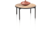 Happy@Home - Ostrava - Industrieel - salontafel rond 64 cm - met omkeerbaar blad