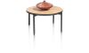 Happy@Home - Ostrava - Industrieel - salontafel rond 64 cm - met omkeerbaar blad