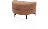 H&H - Anaba - Canapés - pouf arrondi - 80 x 52 cm