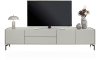 XOOON - Noon - buffet bas 240 cm - 3-portes + 2-tiroirs - complet silk grey