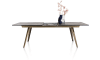H&H - Lamego - Industriel - table à rallonge 190 (+ 50) x 100 cm