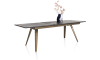 H&H - Lamego - Industriel - table à rallonge 190 (+ 50) x 100 cm