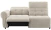 H&H - Garance - Canapés - 2.5-places acc. gauche - dossier réglable - repose - pieds réglable électriquement