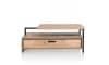 H&H - Édimbourg - table basse 60 x 110 cm + 1-tiroir t&t + 1-niche