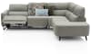 XOOON - Creazzo - Sofas - 3.5-Sitzer Armlehne links - elektrisch verstellbar - 2 Motoren - Designrahmen - Eckte