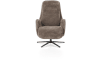 Henders & Hazel - Felino - Relax-Sessel - + Akku - manuele Kopfstütze - Fuß graphit - Livigno braun/Oregon lava