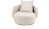 Henders and Hazel - Elise - draaifauteuil met poef - stof Cloudy