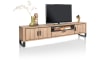 H&H - Édimbourg - buffet bas 240 cm - 3-portes + 1-tiroir + 1-niche (+ LED)