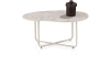 XOOON - Rota - table d'appoint 71,5 x 40 cm - céramique Terrazzo