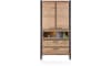 Henders & Hazel - Metalo - Industrie - Schrank 2-Türen + 2-Laden + 1-Nischen (+ LED)