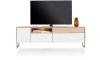 XOOON - Lindfield - buffet bas 200 cm. - 1-portes + 3-tiroirs + 1-niche (+ LED)