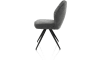 H&H - Ceylan - chaise - piétement noir - confort ressorts - tissu Calabria