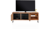 Happy@Home - Everest - Natuurlijk - lowboard 160 cm - 2-deuren + 2-niches (+ LED)