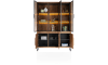 Happy@Home - Everest - Natuurlijk - buffet 150 cm - 3-deuren + 3-glasdeuren (+ LED)