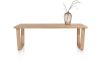 H&H - Bukavu - table 200 x 100 cm - pied bois en V