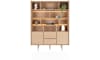 XOOON - Valgard - vaisselier 160 cm - 2-portes + 2-tiroirs + 11-niches (+ LED)