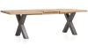 H&H - Brasilia - Industriel - table à rallonge 190 (+ 50) x 100 cm