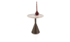 H&H - Brienne - table d'appoint ronde 45 cm - steelbrown - plateau céramique