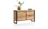 H&H - Brasilia - Industriel - buffet 140 cm - 1-porte + 2-tiroirs