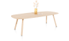 XOOON - Niora - Tisch 210 x 110 cm - Oval - Holz Fuss