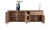 H&H - MIMOSA - buffet 230 cm - 4 portes, 1 tiroir, 2 niches - + LED