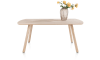 XOOON - Niora - Tisch 180 x 100 cm - rechteckig - Holz Fuss