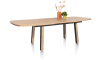 H&H - Édimbourg - table à rallonge 190 (+ 60) x 110 cm