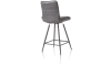 H&H - Noé - Industriel - chaise de bar pivotante - pieds graphite
