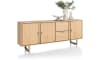 H&H - Sitka - buffet 230 cm - 3-portes + 2-tiroirs (LED + variateur)