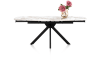 Henders and Hazel - Axelle - Uitschuiftafel 140 (+2 x 30 cm) x 90 cm, keramiek, marble creme