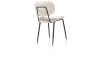 XOOON - Lexi - chaise - cadre noir (ROB) - tissu Avicci