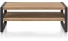 Happy@Home - Brooklyn - Industrieel - salontafel 120 x 60 cm + 1-niche