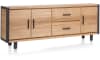 Happy@Home - Brooklyn - Industrieel - dressoir 240 cm - 3-deuren + 2-laden