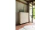 Henders & Hazel - Caserta - Highboard, 125 cm breit, 4 Türen, Eichenfurnier/Lack