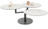 XOOON - Pete - salontafel draaibaar - ca. 100 x 100 cm (3 bladen rond)