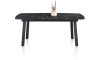 H&H - Cuzco - table à rallonge 190 (+ 60) x 110 cm - 4-pieds