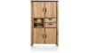 H&H - Périgueux - Rural - armoire 120 cm - 4-portes + 2-tiroirs + 2-niches (+ LED)